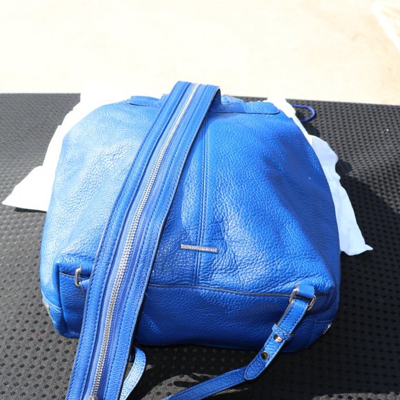 Rebecca Minkoff Bryn Backpack Cobalt w/Silver Hardware (Like New) main image 7